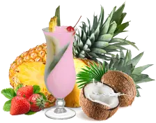 Strawberry Colada Ice Pop
