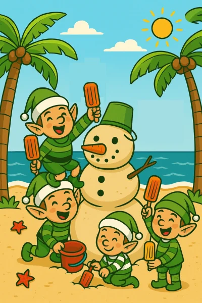 Christmas - Elves Building SandmanAdd to Order